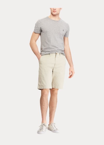 Pantalones Cortos Polo Ralph Lauren Hombre Beige - Relaxed Fit - CVNOM7452